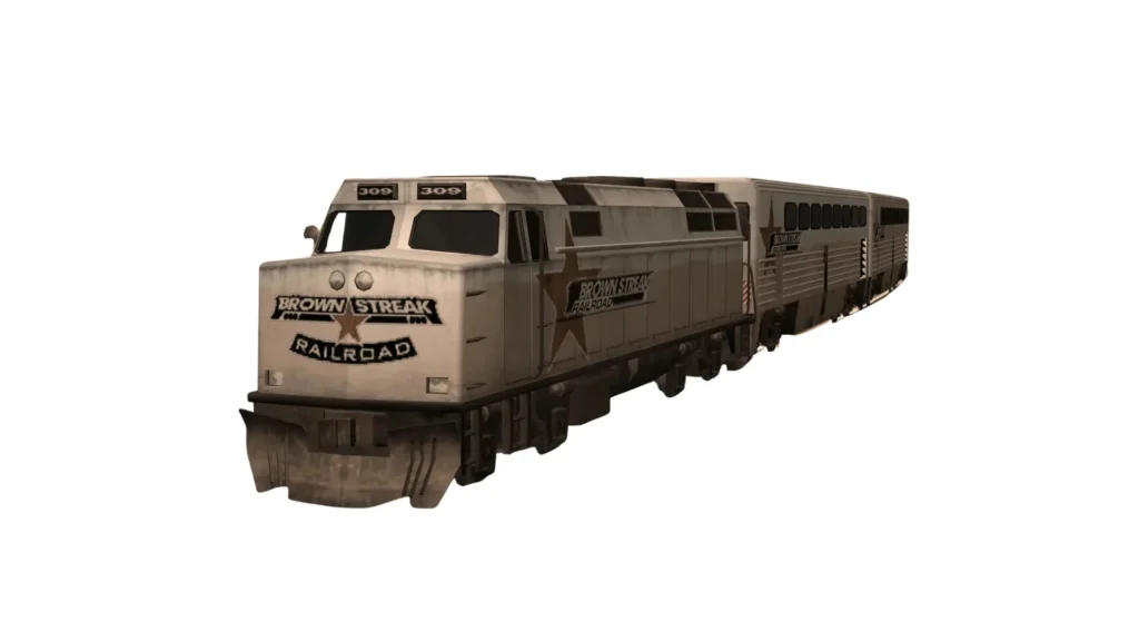 GTA San Andreas Cars, Bikes, Aircrafts, Special Vehicles with Prices 24 Brown Streak Train