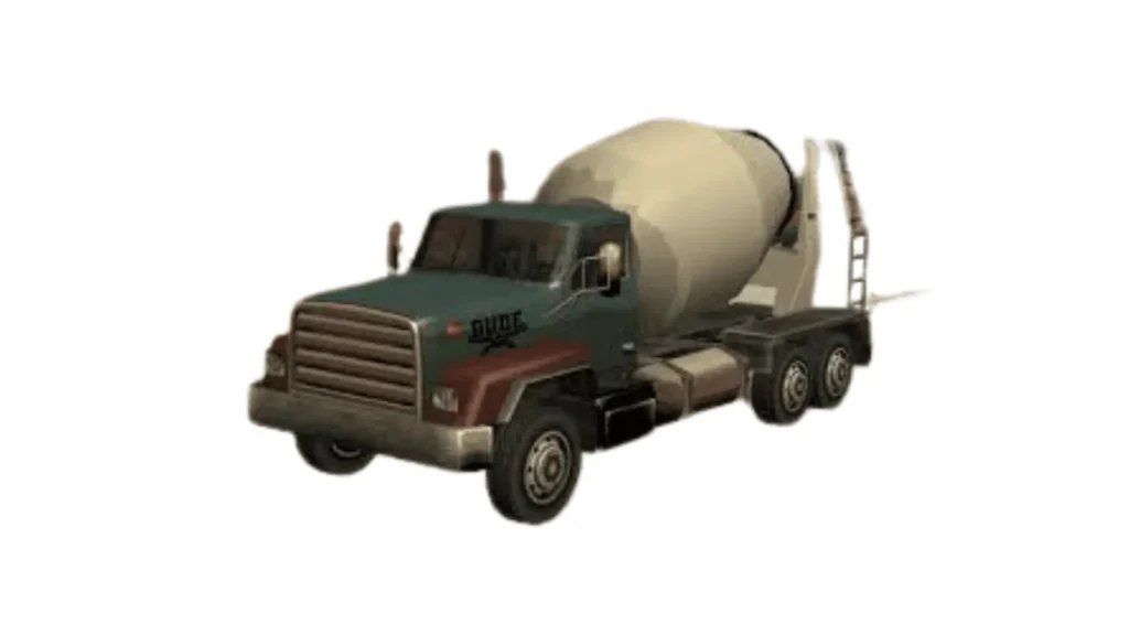 GTA San Andreas Cars, Bikes, Aircrafts, Special Vehicles with Prices 35 Cement Truck