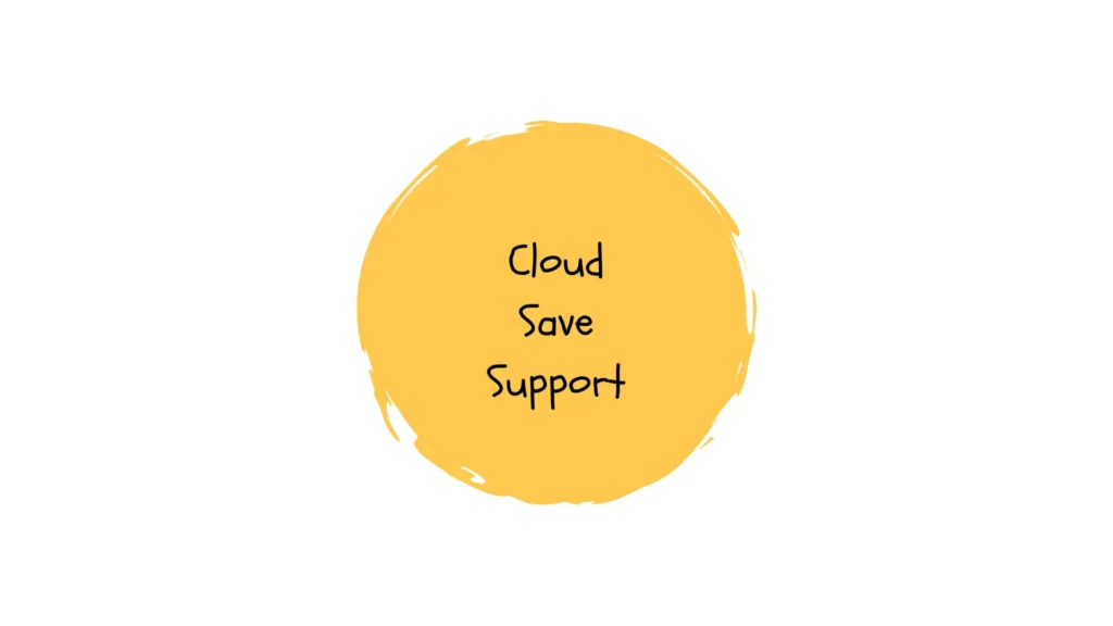 Cloud Save Support