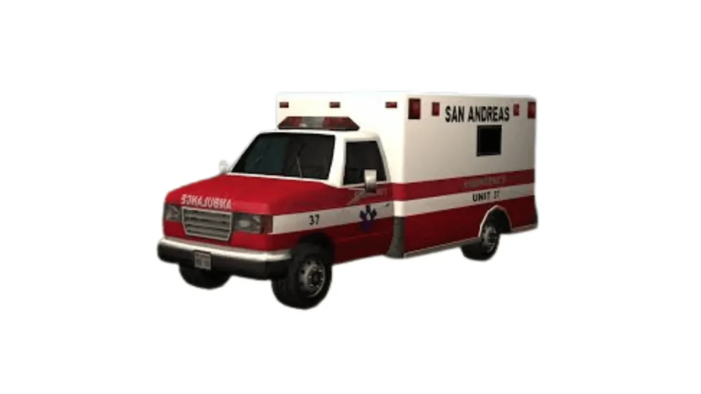 GTA San Andreas Cars, Bikes, Aircrafts, Special Vehicles with Prices 1 ambulance