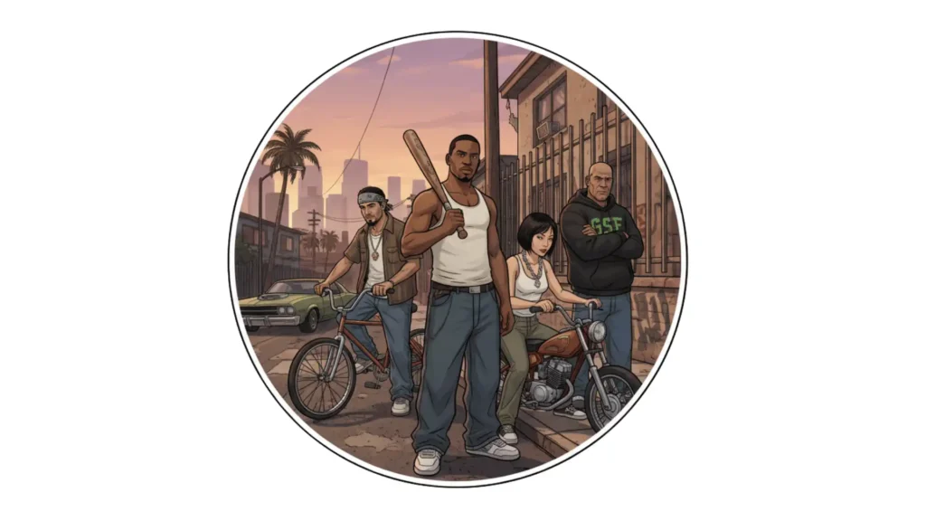 GTA San Andreas PC | Download Free for Windows 7/8/10/11 12 Gang