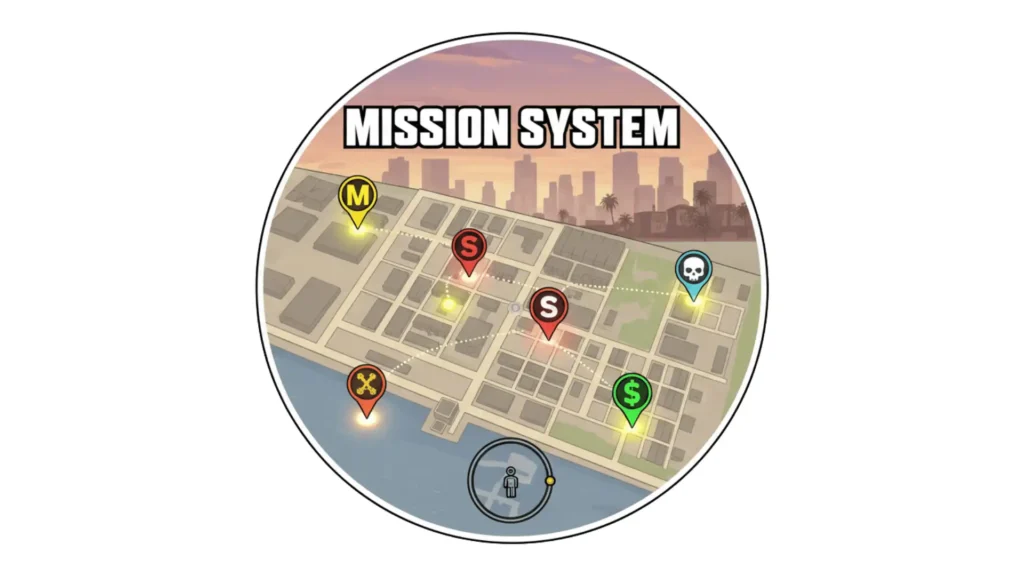 GTA San Andreas PC | Download Free for Windows 7/8/10/11 13 Mission System